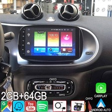 2+64G Android5 Autoradio GPS Navi CarPlay Für Smart Fortwo Forfour 453 2014-2022
