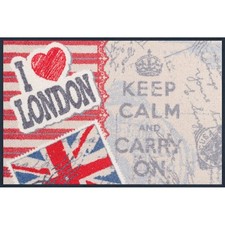 Waschbare Fußmatte - I love