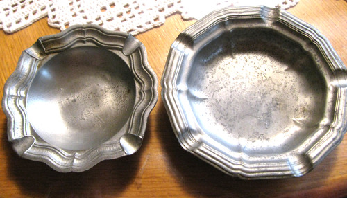 Tlg konv zinn aschenbecher - 2, konv.