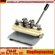 Manuelle Stanzmaschine, Papier