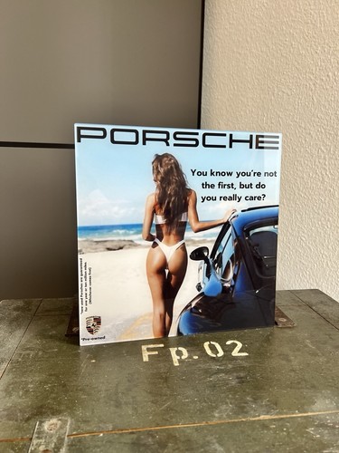 Porsche wandposter werbeplakat - porsche,
