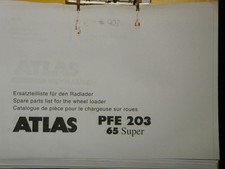 403-9 Atlas PFE 203 AR 65  Ersatzteilliste parts list Ersatzteilbuch