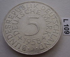 BRD 5 DM 1958 J