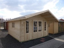 Gartenhaus 4,2x4,2m 44mm inkl