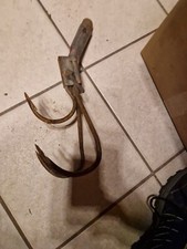 große alte Hacke Garten Werkzeug Egge  Gartenegge Gartenhacke Eisen 3 Zack