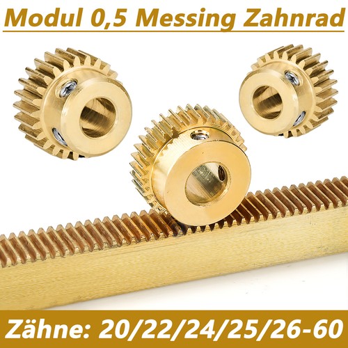 Stirnzahnrad modul messing - modul, 0,5