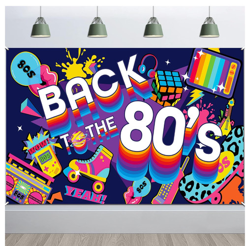 80er jahre party - jahre, deko