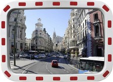 Viso MR3054 Verkehrsspiegel Sicherheit 350 mm x 540 mm Reflektierende Umrandung 