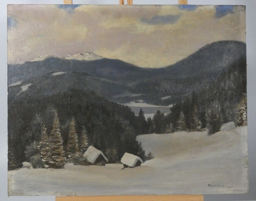 ölgemälde otto fuchs - Ölgemälde,