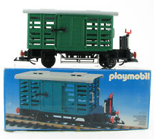 PLAYMOBIL 4101 Viehwaggon in OVP Waggon Wagen für Eisenbahn Güterzug Lok Spur G