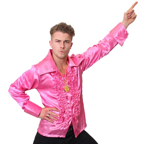 Herren rosa 70er - 70er, disco