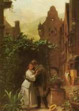 Kunstkarte Carl Spitzweg "Der