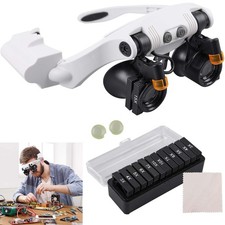 Lupenbrille Mit 2 LED Licht