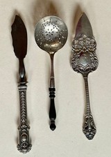 3 antike Silber Besteckteile