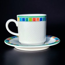 TWIST ALEA Villeroy Boch Kaffeebecher mit Untertasse Gedeck Tasse CARO 0,25L NEU