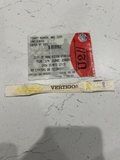 U2 Concert Ticket And VIP