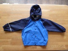 Kinder Regenjacke / Matschjacke / Jacke / Gr. 86/92 / blau / Polyester / H&M