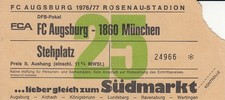 Ticket DFB Pokal 76/77 FC