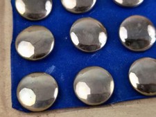 Kaiserreich, Knopf für eine Schulterklappe, silbern, 17mm, Rückseite "Extra Fein