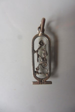 Schöner ,alter Anhänger  , ägyptische Kartusche , 925 Silber
