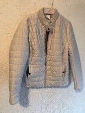 Jacke für Damen, Gr. 44,weiss-beige gepunktet, Alba Moda