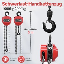  1000/2000kg Kettenzug3m