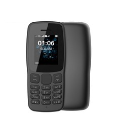 Nokia 106 (2018) Dual SIM Handy Telefon Senioren Tastenhandy Schwarz NEU