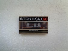 Vintage Audio Cassette TDK SA-X 60 * Rare From Japan 1985 *
