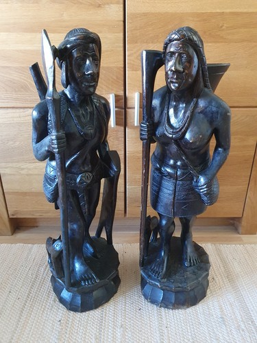 Holzfiguren indigene frau - holzfiguren,