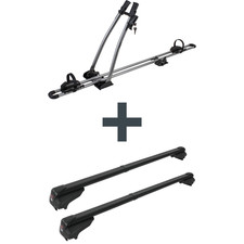 Dachträger + Fahrradträger für 1 Rad - für BMW 3er Touring (Kombi) Typ E46 Set