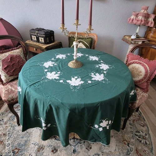 Grün petrol tischdecke 160cm - tischdecke,