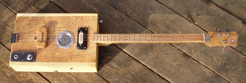 Cigar box guitar - box,