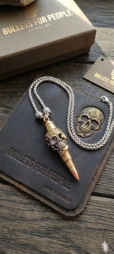 Bullets for people - bullets, halskette