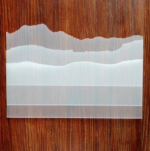 Landschaften masken schablonen - landschaften,