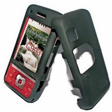 Crystal Handy Cover Case Hülle Kappe Schale in Schwarz für Sony Ericsson C903