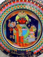 Rosenthal Porzellan Weihnachtsteller 1972 Heilige 3 Könige CASPAR Björn Wiinblad