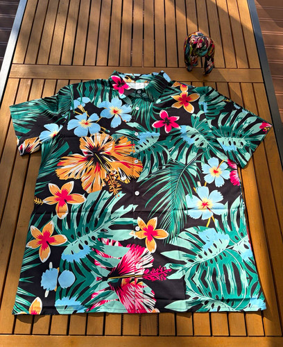 Unisex hawaiihemd kurzarm - unisex,
