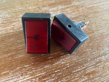 Schalter Oldtimer / Traktor Kippschalter rot beleuchtet 12V 30A R13-207 NEU