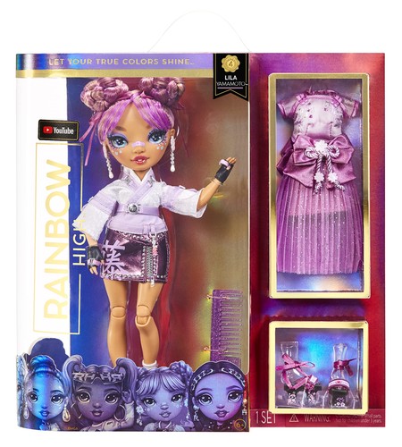 Rainbow high modepuppe lila - rainbow,
