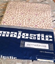 Vintage  Bettwäsche   2- Teilig,  Blumen Muster  80er Jahre  unbenutzt..