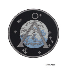 Star Gate Space Movie Bügelbild/Aufnähen Patch Abzeichen bestickt Applikation für Kleidung