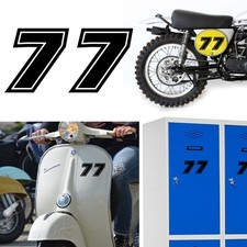 Numero 77 Epochen, Aufkleber