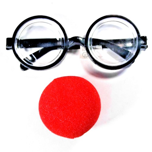 Clown set brille - clown,