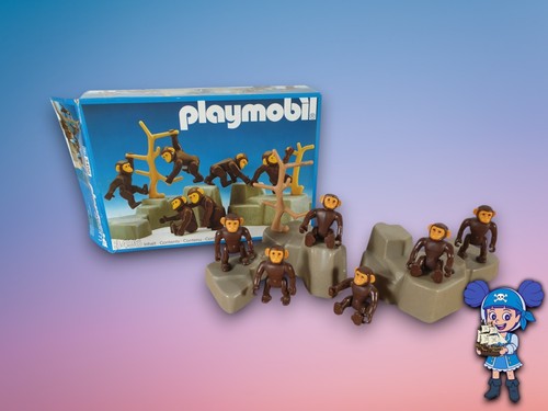 Playmobil affen familie - affen,