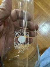 NEUWERTIG ! Schott Jenaer Glas Erlenmeyerkolben 300 ml Weithals