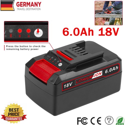 18v 0ah ersatzakku - 6.0ah, für