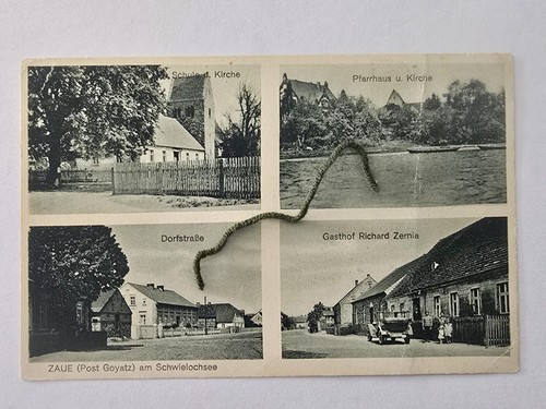 Zaue schwielochsee post - zaue, (post