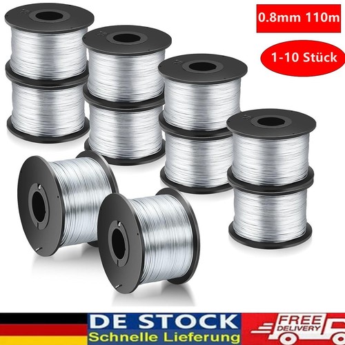 Stahl bindedraht 110m 8mm - stahl, 0,8mm