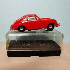 Faller ams, alter Porsche 911 mit Box, rot, funktionsfähig, Made in Germany, rar