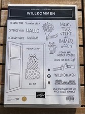 STAMPIN UP Stempelset WILLKOMMEN, wunderschöne vielseitige Rarität